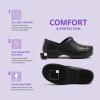 imageAnywear Guardian Angel SlipOn Nursing Clogs for Women and Men  Lightweight WaterResistant NonSlip Work Shoes with Exceptional EVA CushioningBlack