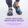 imageAnywear SR Angel Nursing Clogs for Women and Men  Lightweight WaterResistant NonSlip Work Shoes with Exceptional EVA Cushioning Ventilated InsolesIridescent Purple  Black