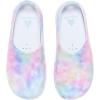 imageAnywear Streak NonSlip Work Shoes for Men and Women  Lightweight Oil and WaterResistant Work and Nursing Shoes with Exceptional EVA CushioningWatercolor Rainbow
