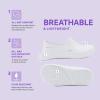 imageAnywear Streak NonSlip Work Shoes for Men and Women  Lightweight Oil and WaterResistant Work and Nursing Shoes with Exceptional EVA CushioningWhite
