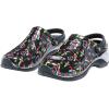 imageAnywear Zone Nursing Clogs for Women and Men  Lightweight Slingback NonSlip Work Shoes with Exceptional EVA Cushioning Ventilated InsolesBee AusomeBlack