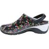 imageAnywear Zone Nursing Clogs for Women and Men  Lightweight Slingback NonSlip Work Shoes with Exceptional EVA Cushioning Ventilated InsolesBee AusomeBlack