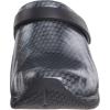 imageAnywear Zone Nursing Clogs for Women and Men  Lightweight Slingback NonSlip Work Shoes with Exceptional EVA Cushioning Ventilated InsolesBlack Silver Pattern
