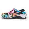 imageAnywear Zone Nursing Clogs for Women and Men  Lightweight Slingback NonSlip Work Shoes with Exceptional EVA Cushioning Ventilated InsolesGarden Rainbow