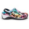 imageAnywear Zone Nursing Clogs for Women and Men  Lightweight Slingback NonSlip Work Shoes with Exceptional EVA Cushioning Ventilated InsolesGarden Rainbow