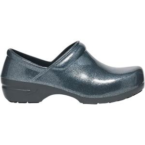 imageAnywear SR Angel Nursing Clogs for Women and Men  Lightweight WaterResistant NonSlip Work Shoes with Exceptional EVA Cushioning Ventilated InsolesSilver Cloud Pearl Glitter