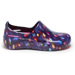 imageAnywear Streak NonSlip Work Shoes for Men and Women  Lightweight Oil and WaterResistant Work and Nursing Shoes with Exceptional EVA CushioningDisco Dots