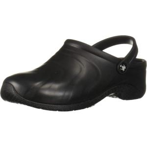 imageAnywear Zone Nursing Clogs for Women and Men  Lightweight Slingback NonSlip Work Shoes with Exceptional EVA Cushioning Ventilated InsolesBlack Wide