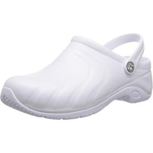 imageAnywear Zone Nursing Clogs for Women and Men  Lightweight Slingback NonSlip Work Shoes with Exceptional EVA Cushioning Ventilated InsolesWhite