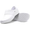 imageAnywear Journey EVA SlipOn Clogs  SlipResistant Work Shoes for Women  WaterResistant Clogs  Ventilated Nurse ShoesWhite
