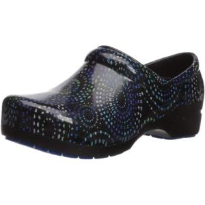 imageAnywear SR Angel Nursing Clogs  NonSlip Work Shoes for Women ampamp Men  SlipResistant Nursing Shoes  Cushioned Nurse ClogsPrismatic Spirals Blue