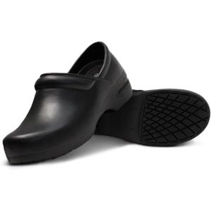 imageAnywear SlipOn Nursing Clogs  SlipResistant Work Shoes  Lightweight Nursing Shoes  WaterResistant Clogs for Women ampamp MenBlack
