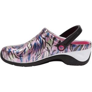 imageAnywear Zone Clogs  EVACushioned Non Slip Work Shoes  Breathable Nursing Shoes  Swivel Back Strap Clogs for Men ampamp WomenWild Glam