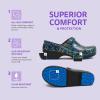 imageAnywear SR Angel Nursing Clogs  NonSlip Work Shoes for Women amp Men  SlipResistant Cushioned Nursing ShoesPrismatic Spirals Blue