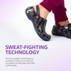 image:imageAnywear Zone Clogs  Water Resistant EVA Non Slip Work Shoes Women  Slip Resistant Work Shoes for Women  Nursing Clogs with Back Strap  Arch Support with Swivel Strap  Lightweight amp Easy to CleanSole Focus Black Patent