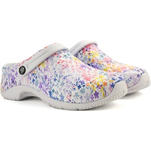 image:imageAnywear Zone Clogs  Water Resistant EVA Non Slip Work Shoes Women  Slip Resistant Work Shoes for Women  Nursing Clogs with Back Strap  Arch Support with Swivel Strap  Lightweight amp Easy to CleanTrue ColorsWhite