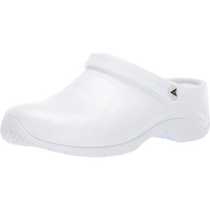 image:imageAnywear Zone Clogs  Water Resistant EVA Non Slip Work Shoes Women  Slip Resistant Work Shoes for Women  Nursing Clogs with Back Strap  Arch Support with Swivel Strap  Lightweight amp Easy to CleanWhite